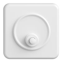 UP-Sonnerie-Taster STANDARDdue weiss ohne Namensschild