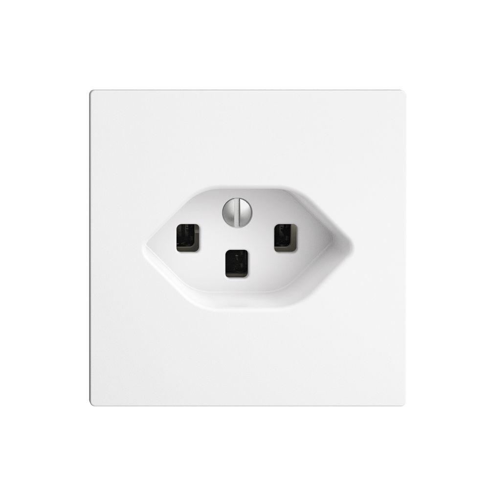 UP-Steckdose EDIZIOdue T23 16A weiss mit Steckklemmen 60×60×41mm