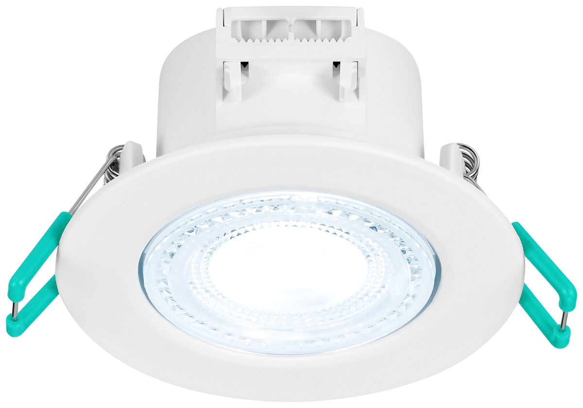 EB-LED-Spot Sylvania SYLSPOT 1×4.8W 360lm RGBW 827…865 IP44 110° DIM Ø87mm weiss