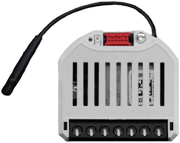 EB-RF-Schaltaktor myTEM MTSWI-101-WL 24VDC/230V 2×6A 2×DI Z-Wave