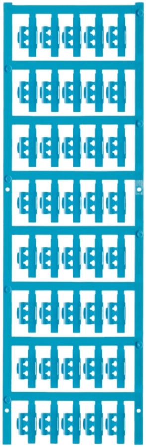 Marqueur de conducteur Weidmüller MultiCard SFC p.Ø2…3.5mm 21×5.8mm PA66 bleu