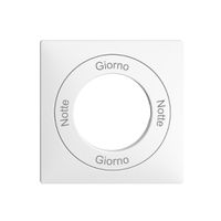 Frontset Notte-Giorno-Notte-Giorno EDIZIOdue 60×60mm weiss