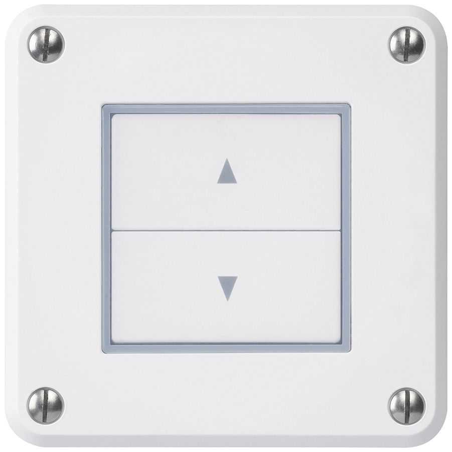 UP-Storentaster robusto IP55 weiss mit 2 Funktionstasten für Kombination