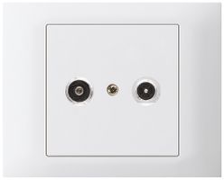 EB-Antennendose kallysto R-TV Bauart T mit EB-Dose G3 11dB 2GHz weiss