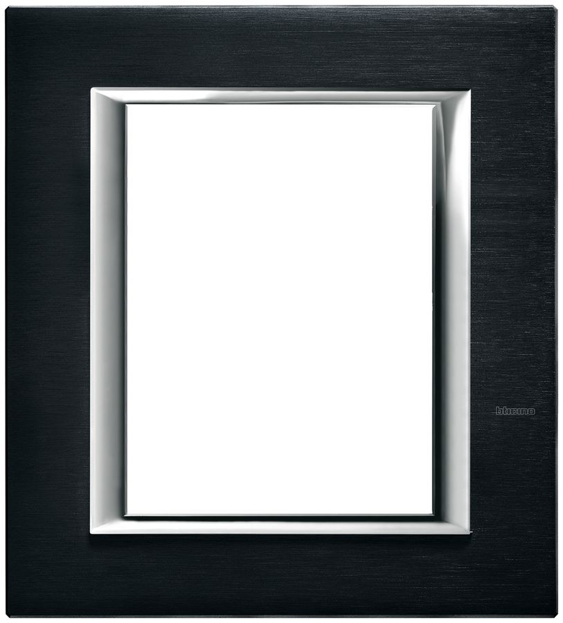 Abdeckrahmen Axolute anthrazit gebürstet 141.5×127mm