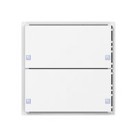 Couronne pour senseur poussoir SIDUS KNX Design type ZE, 2/4, blanc