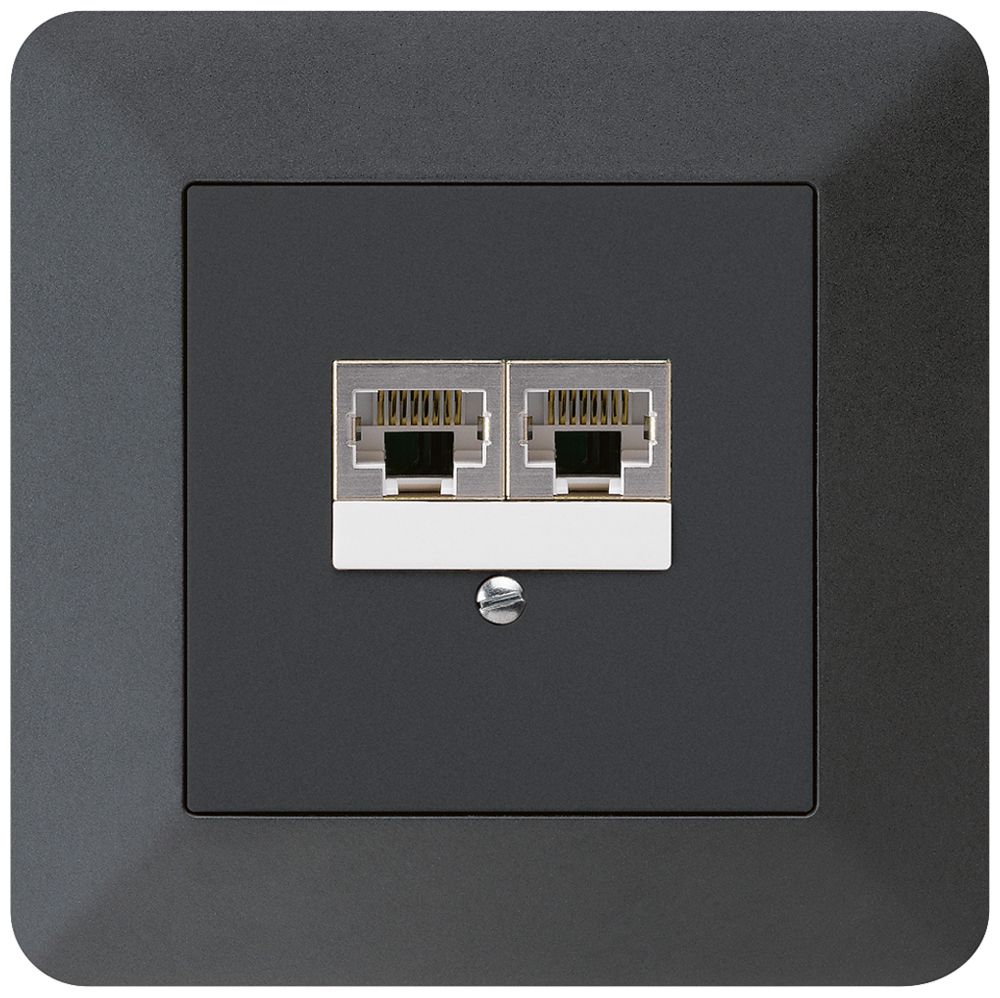 UP-Dose kallysto.trend 2×RJ45s parallel schwarz