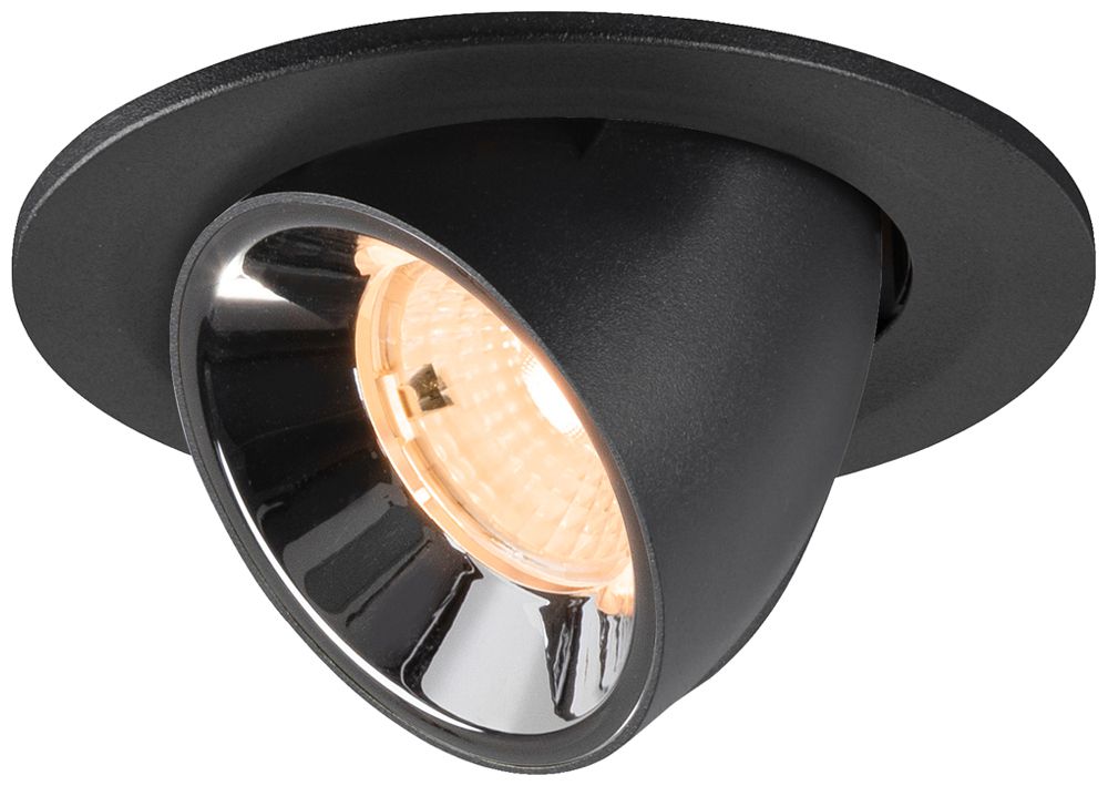 Downlight LED SLV NUMINOS GIMBLE S 6.7W 1000lm 2700K WB DALI Ø90 no/cr
