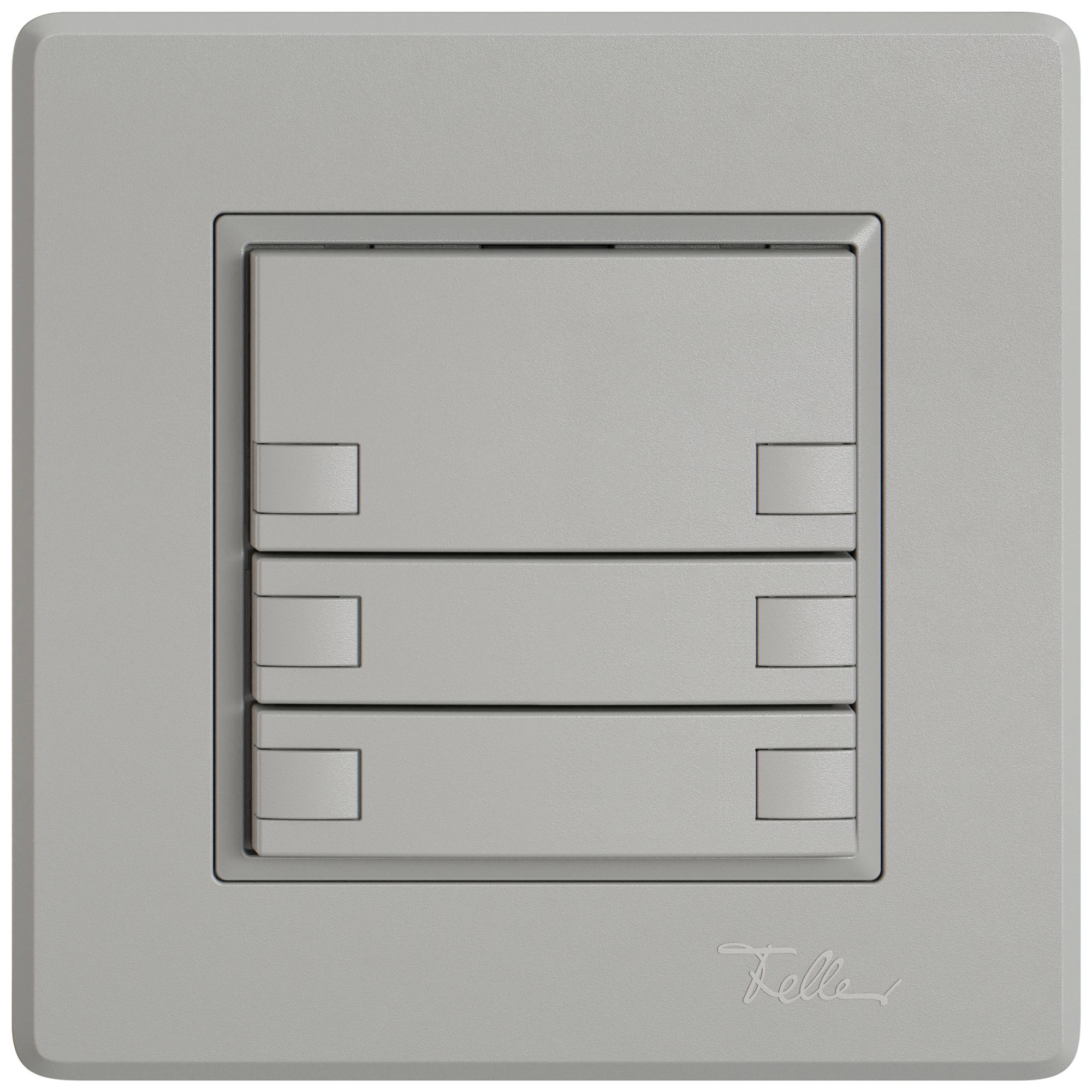 UP-Universaltaster EDIZIO.liv UNI SNAPFIX® o.LED 3× 2-Tbed.hgu