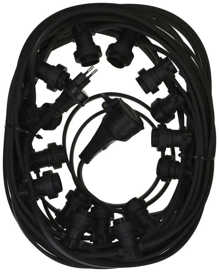 Lichterkette MH ILLU5X13 230V 2300W 25×E27 26.5m IP44 sz