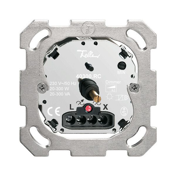Inserto regolatore FH 20…300W illuminabile ritardo fase discendente