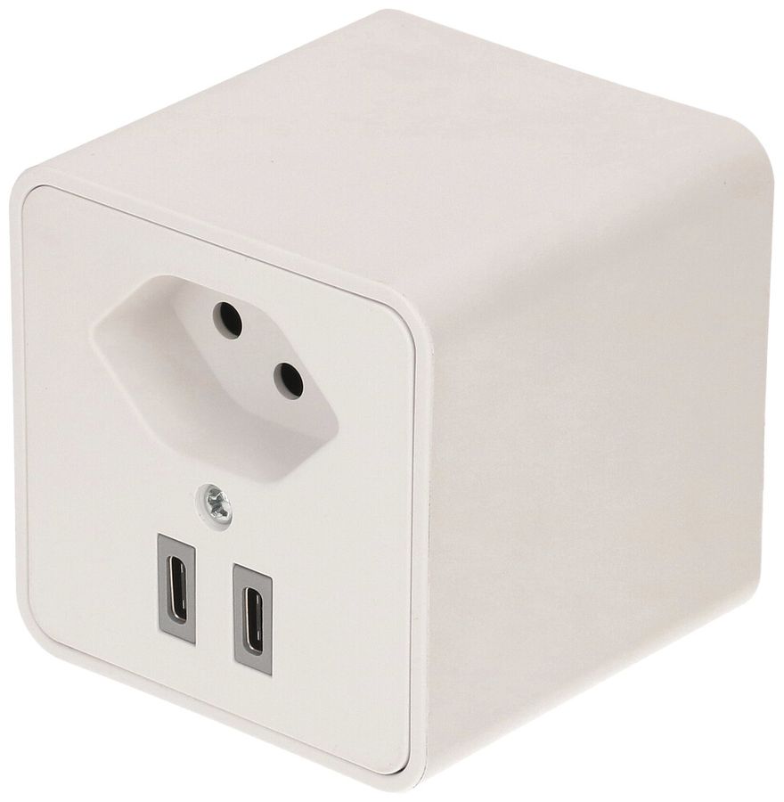 Boîtier AP MAX HAURI 1×1 65×65×65mm blanc