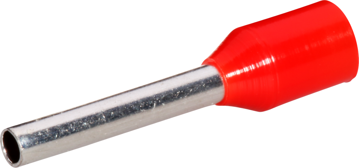Embout de câble Ferratec DIN is.1mm²/10mm rouge