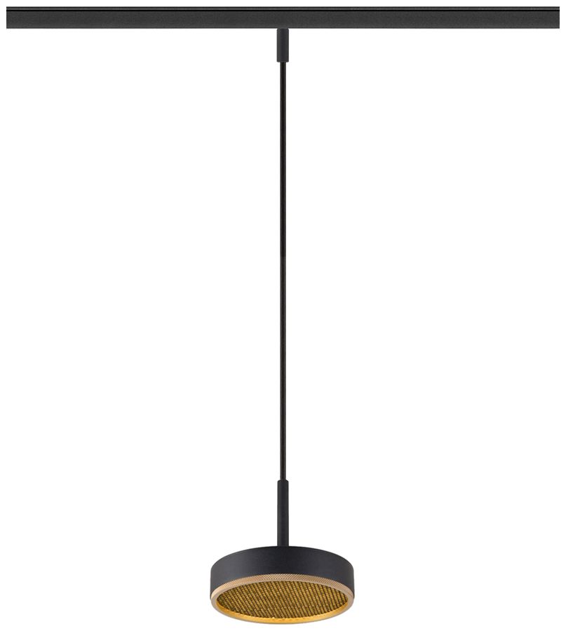 Lampada sospesa LED SLV GRIP FLAT 15W 400lm 2700…3000K DALI Ø140mm nero