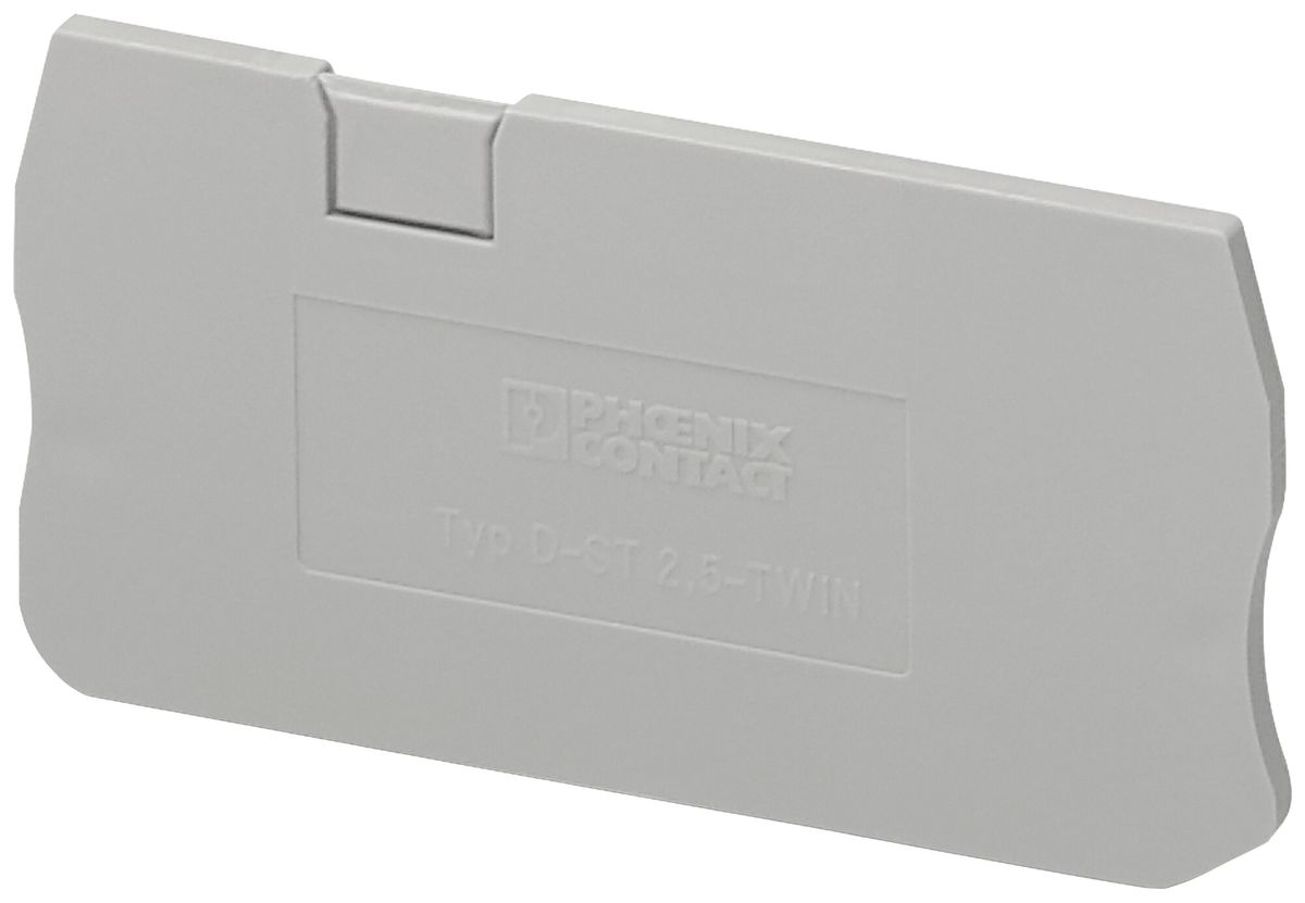Plaque de fermeture PX D-XT 2.5-TWIN gr 2.2mm V0