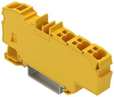 Borne de passage WAGO Contact TOPJOB S 1×6/6×1.5mm² jaune