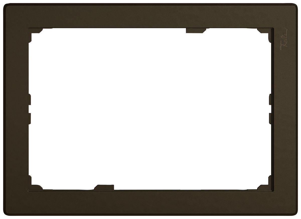 Frontplatte EDIZIO.liv SNAPFIX® für KNX-Panel 7" 120×180 mm br