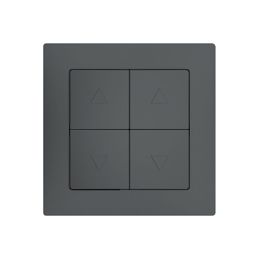 UP-Storenschalter SIDUS E anthrazit 2-Kanale