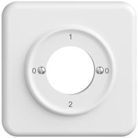 UP-Montageset STANDARDdue SNAPFIX® f.Drehschalter m.Schloss 0-1-0-2 ws