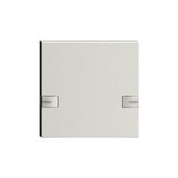 Tasto 1/1 KNX/elettronic.c.LED EDIZIOdue 2×comando simplice grigio chiaro