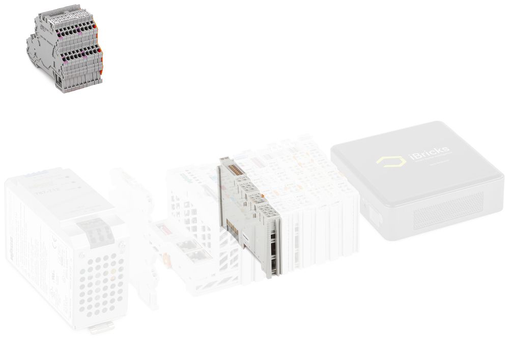 SPS-Erweiterungs-Set WAGO "Taster-Eingänge 24V", 16-Kanal, 24V