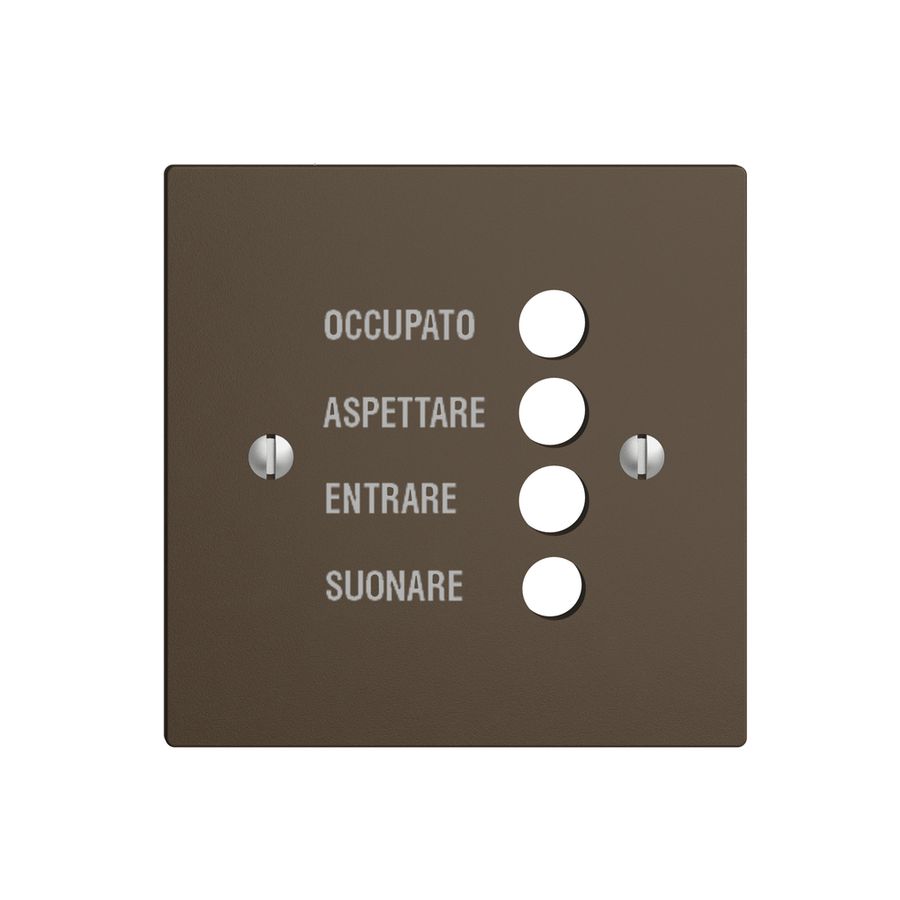 Frontplatte EDIZIOdue coffee italienisch