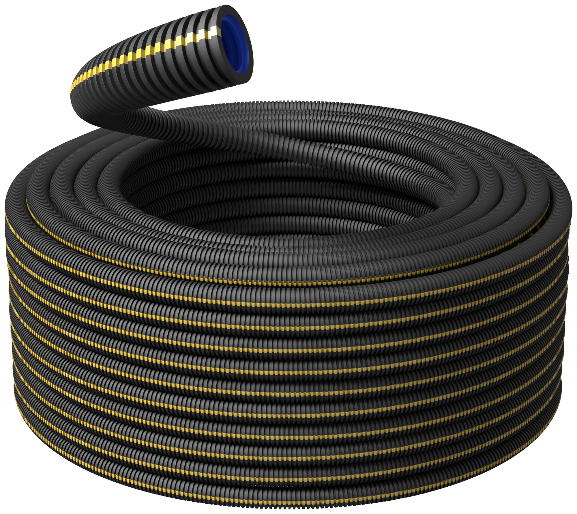 Installationsrohr KRFW PM M25, 750N, Klasse 34223, schwarz