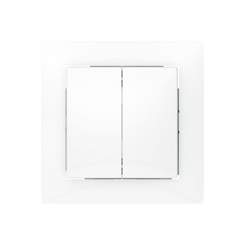 UP-Abdeckset SIDUS zu Druckschalter/-taster weiss glänzend