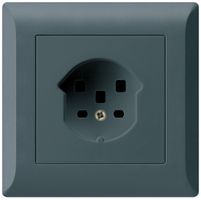 UP-Steckdose kallysto.line T25 anthrazit Schraubklemmen