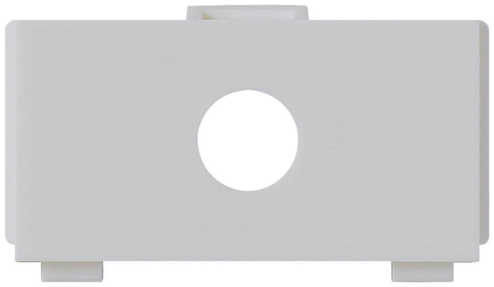 Modulo multimedia kallysto M3 vuoto per 1 connettore F/jack 6.35 Ø9.6 gr chiaro