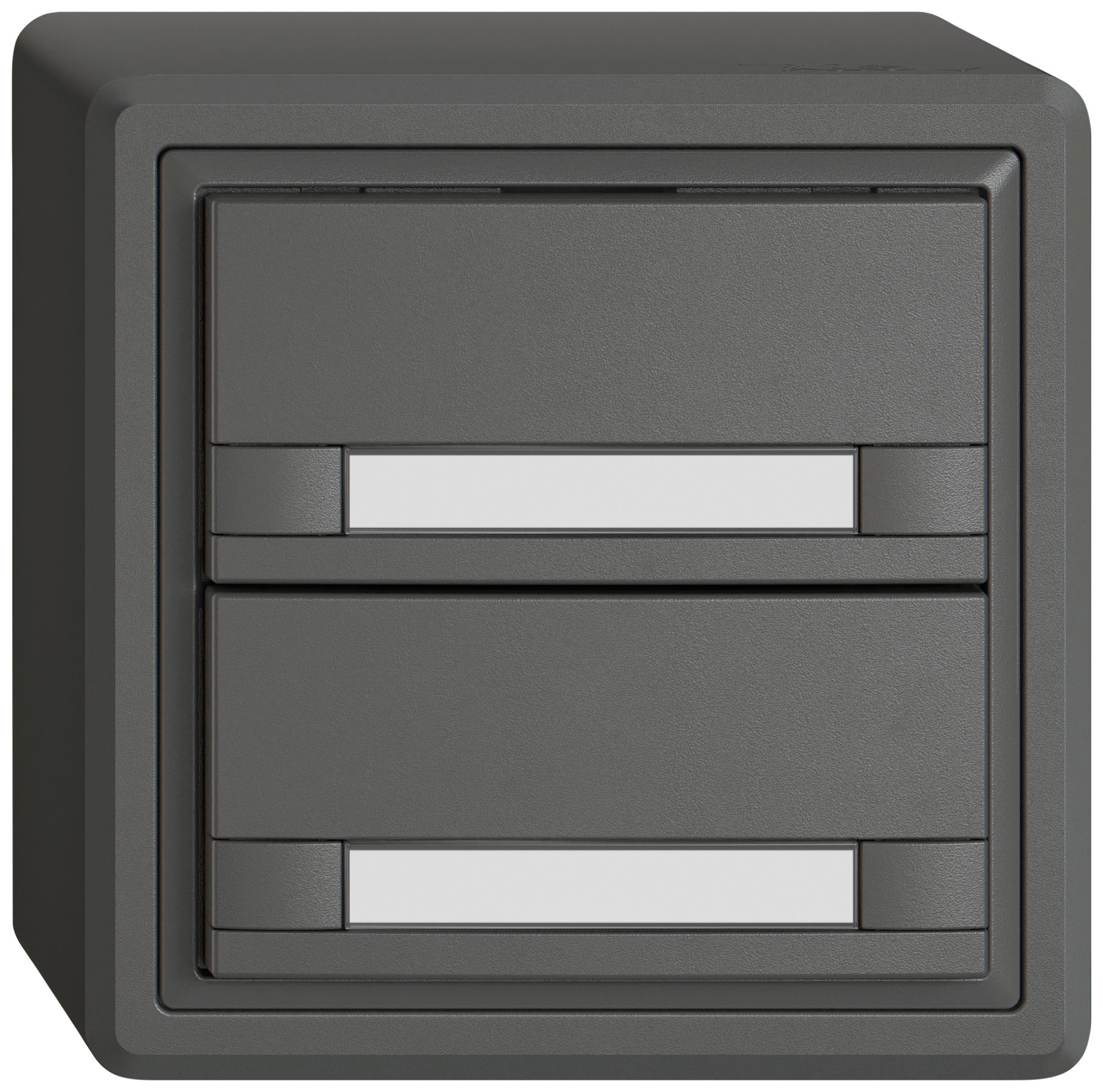 AP-Universaltaster EDIZIO.liv UNI SNAPFIX® 5…48V o.LED 2× 2-Tbed.Pap.dgu