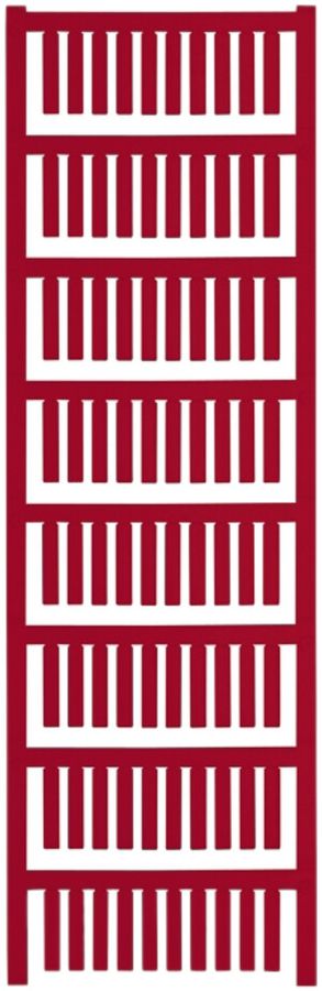 Plaque à enficher Weidmüller TM MultiCard 20×4mm PA66 rouge