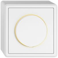 AP-Dimmer EDIZIO.liv SNAPFIX® Univ.bel.gb 4…400W/4…400VA/4…200W/VA ws