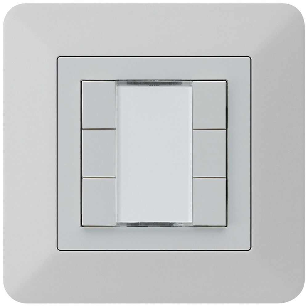 Tasto INC kallysto.trend KNX 6×s/e-link grigio chiaro