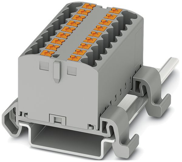 Blocco ripartitore Phoenix Contact PTFIX 12×2.5mm² orizzontale p.NS 35, gr