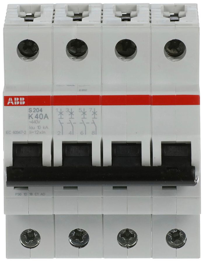 Leitungsschutzschalter ABB S204-K40 6kA