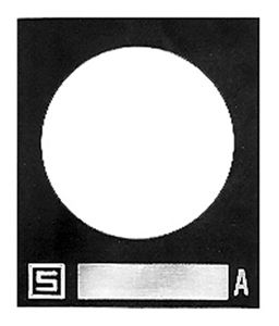 Bezeichnungsschild 18×24mm selbstklebend