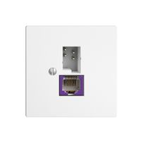 Dose T+T 6P/1×RJ45 DSL-Breitband EDIZIOdue weiss