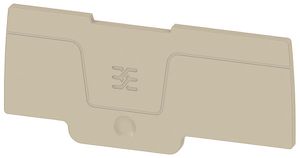 Abschlussplatte Weidmüller SEP 3C 4mm² 2mm V0 beige