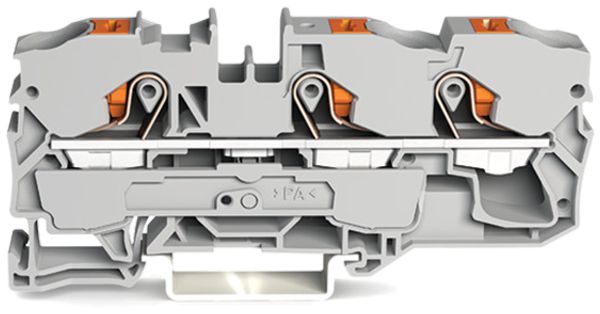 Borne de passage WAGO TopJob-S 10mm² 3L gris série 2210