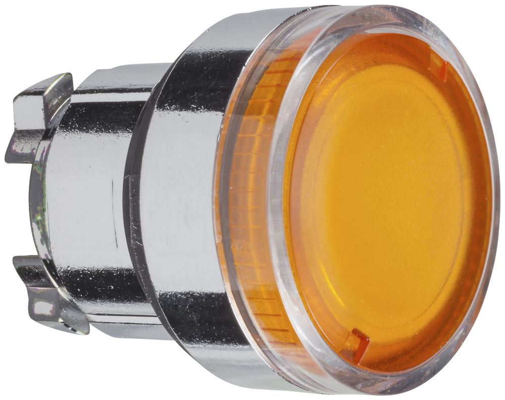 Tête de commande pour contact lum. Schneider Electric jaune