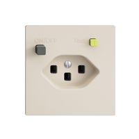 UP-Steckdose EDIZIOdue T23 FI 30mA F, crema