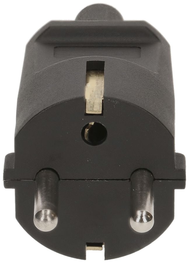 Stecker Schuko MAX HAURI L+N+PE 16A 250V 0.75…1.5mm² schwarz