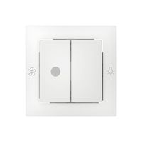 Abdeckset SIDUS zu Ventilatorschalter weiss