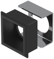 Frontrahmen-Set EAO61 24×24mm schwarz