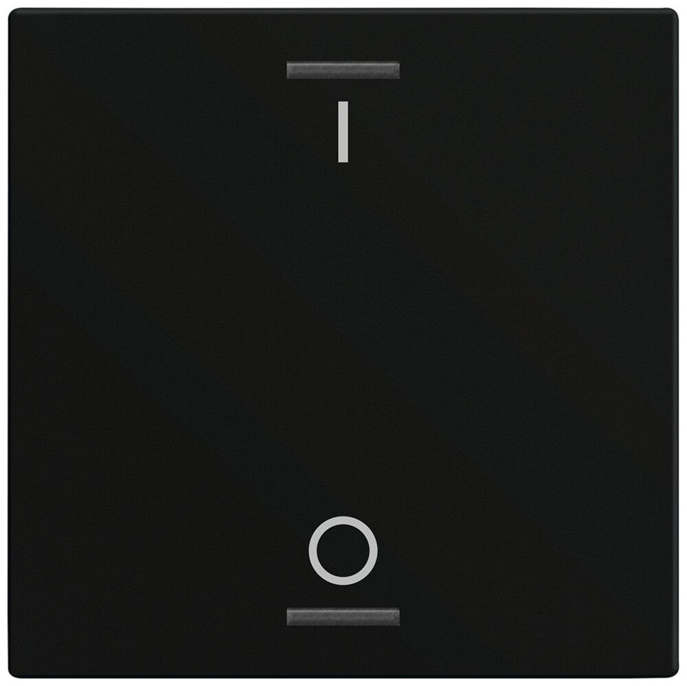 Bascule MDT BE-TAL60W116.B1 1t/2a p.touches tactiles noir mat "I/O"