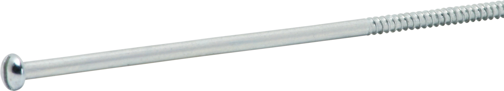 Vis à bois tête ronde 3.9×140mm zing.