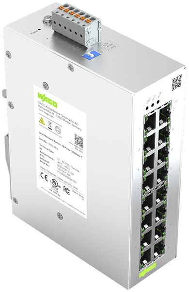 Industrial Switch WAGO Contact 852-1816 16×1000Base-T