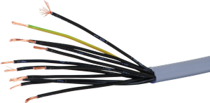 Steuerkabel LiYY 12×1mm² nummeriert grau