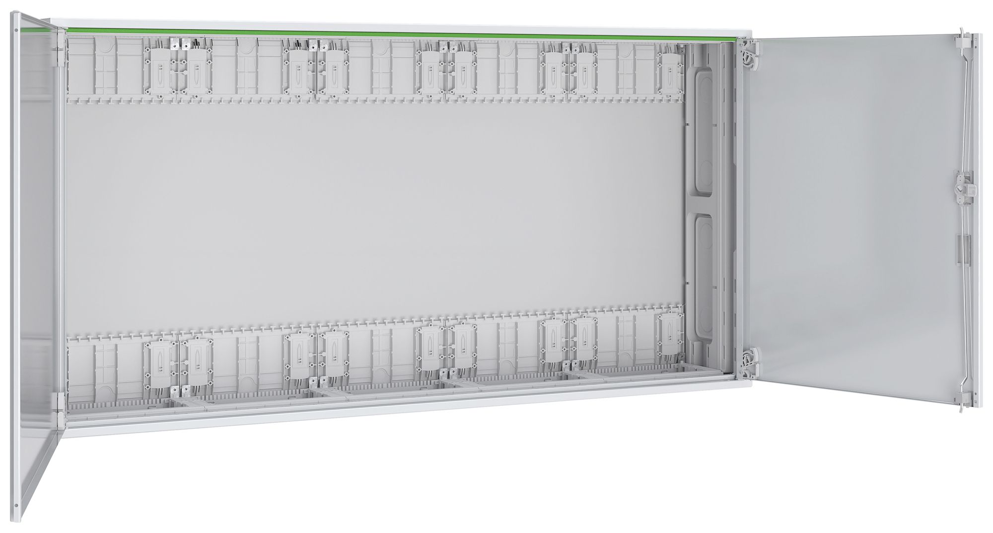 Coffret mural PrismaSeT XL IP44 a.porte 1300×650×210mm 5 champs 4 rangées